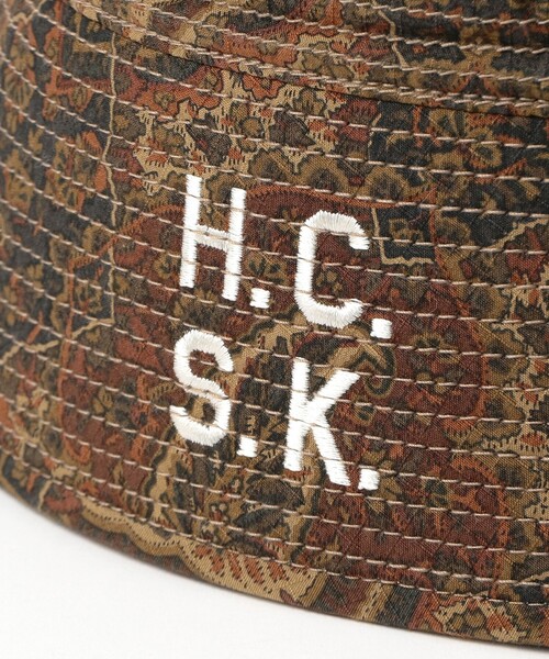 BEAMS(ビームス)の「HICOSAKA / H.C.S.K. Liberty Ripstop Sailor Hat(ハット・メンズ・パープル系その他5/ライトブラウン・ONE SIZE)」の4枚目の写真