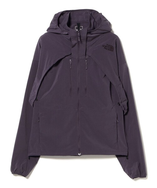 THE NORTH FACE(ザノースフェイス)の「THE NORTH FACE / スワッシュ ジャケット UVケア アウトドア キャンプ 登山 遠足 運動会 紫外線対策(ナイロンジャケット・レディース・グレー/パープル・MEDIUM)」の6枚目の写真