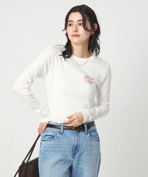 PETIT BATEAU | 【別注】＜PETIT BATEAU＞ロングスリーブ プリント Tシャツ(Tシャツ/カットソー)