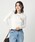 PETIT BATEAU�i�v�`�o�g�[�j�́u�y�ʒ��z��PETIT BATEAU�������O�X���[�u �v�����g T�V���c�iT�V���c/�J�b�g�\�[�j�v�b�I�t�z���C�g