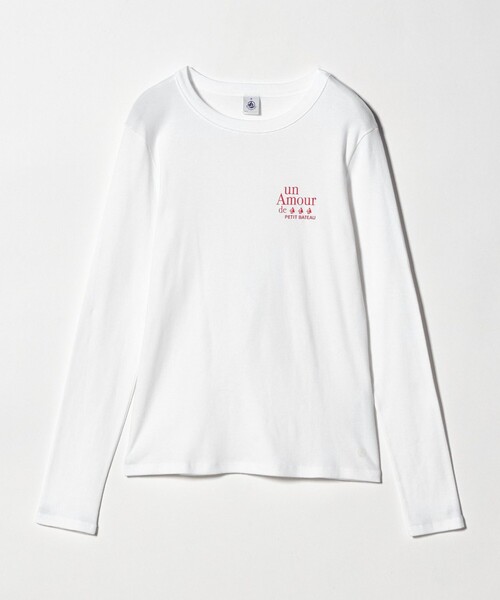 PETIT BATEAU(プチバトー)の「【別注】<PETIT BATEAU>ロングスリーブ プリント Tシャツ(Tシャツ/カットソー・レディース・ダークグレー/その他1/オフホワイト・FREE)」の14枚目の写真