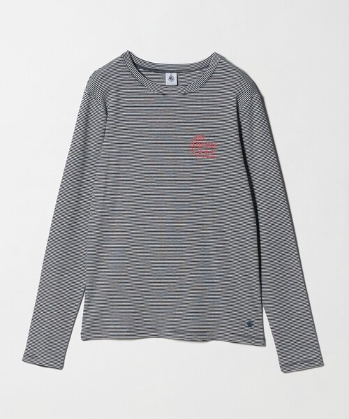 PETIT BATEAU(プチバトー)の「【別注】<PETIT BATEAU>ロングスリーブ プリント Tシャツ(Tシャツ/カットソー・レディース・ダークグレー/その他1/オフホワイト・FREE)」の19枚目の写真