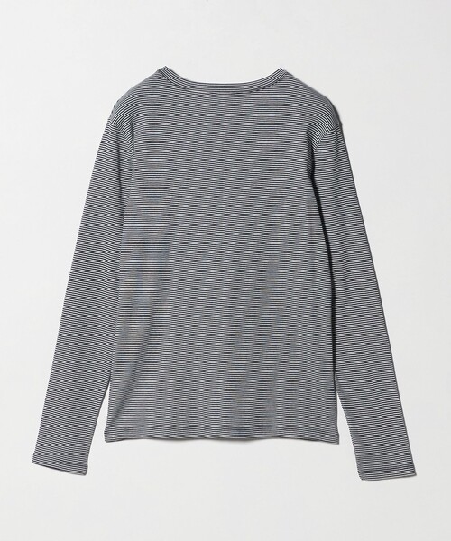 PETIT BATEAU(プチバトー)の「【別注】<PETIT BATEAU>ロングスリーブ プリント Tシャツ(Tシャツ/カットソー・レディース・ダークグレー/その他1/オフホワイト・FREE)」の20枚目の写真