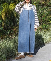 LEPSIM | 【産前・産後対応】マタニティ／デニムフリンジキャミワンピース　632459(マタニティウェア/グッズ)