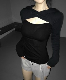 THEAIRTOWN トップス THEAIRTOWN｜ジエアタウン（レディース）のトップス（ブラック/黒色系