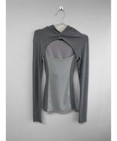THEAIRTOWN(ジエアタウン)の「pistachio two tone hoodie(パーカー・レディース・ブラウン/ブラック/ブルー・FREE)」の20枚目の写真