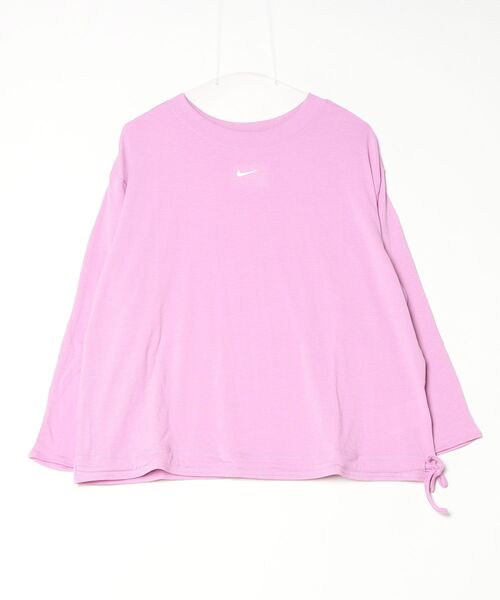 NIKE（ナイキ）の「ナイキ NIKE ナイキ  ワン リラックスド DF L/S トップ（Tシャツ/カットソー・レディース・レッドパープル・M/L）」の7枚目の写真
