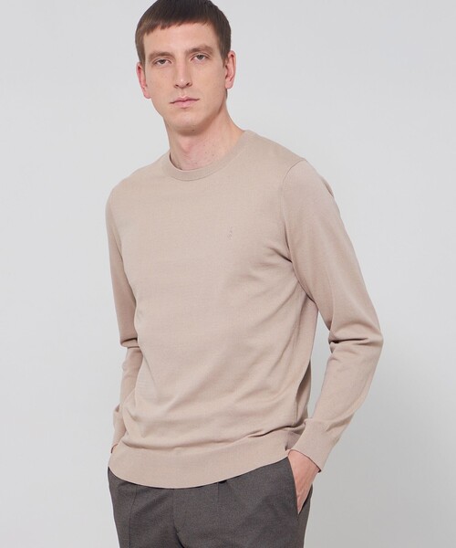 MACKINTOSH LONDON（マッキントッシュ ロンドン）の「ハイツイストコットンクルーネックニット（ニット/セーター・メンズ・ベージュ系その他/ピンク系その他3/ブルー系その他4/グレー・XL/L/M）」の2枚目の写真