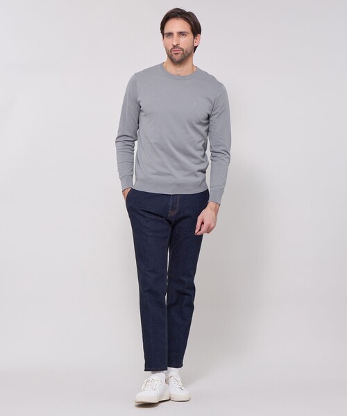 MACKINTOSH LONDON（マッキントッシュ ロンドン）の「ハイツイストコットンクルーネックニット（ニット/セーター・メンズ・ベージュ系その他/ピンク系その他3/ブルー系その他4/グレー・XL/L/M）」の5枚目の写真
