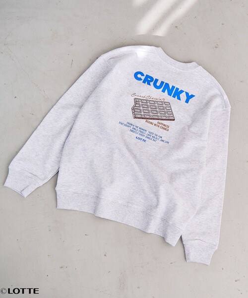 coen(コーエン)の「【CRUNKY(クランキー)/別注】アソートロゴ裏毛スウェット(スウェット・レディース・ナチュラル/オフホワイト/ダークブラウン/ライトグレー・M/L)」の11枚目の写真