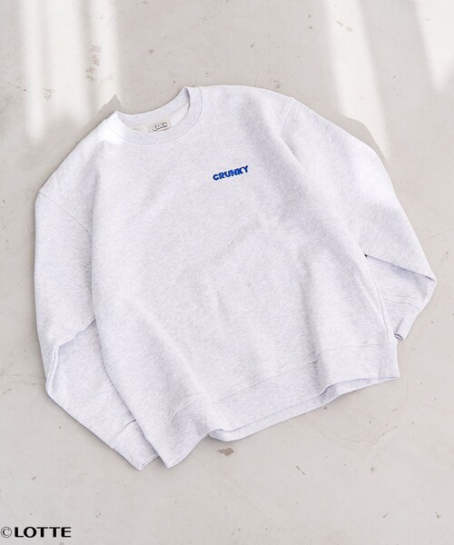 coen(コーエン)の「【CRUNKY(クランキー)/別注】アソートロゴ裏毛スウェット(スウェット・レディース・ナチュラル/オフホワイト/ダークブラウン/ライトグレー・M/L)」の13枚目の写真