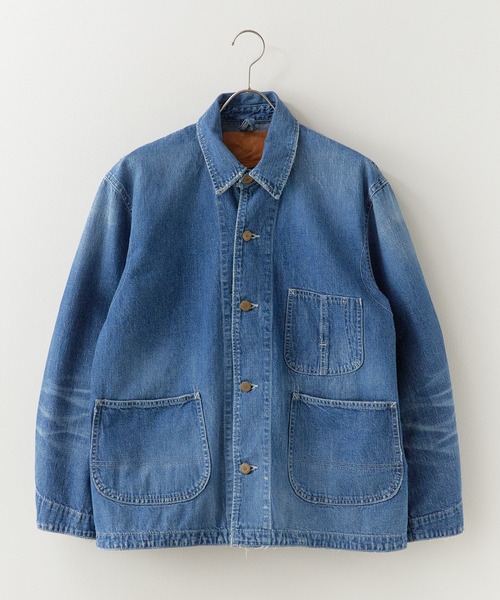 REMI RELIEF/レミレリーフ 9.5oz ネップDENIM カバーオール(USED