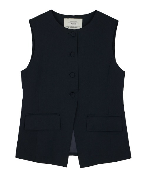 2WAY CREW NECK LACE TAKE OFF VEST（スーツジャケット）｜Ameri
