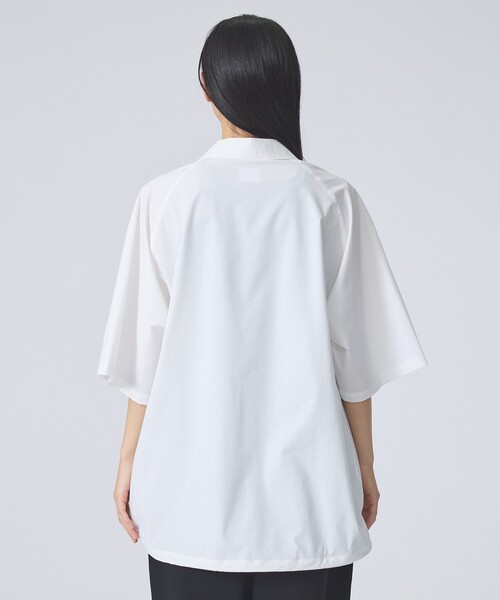 FORTUNA HOMME（フォルトゥナオム）の「【FORTUNA /フォルトゥナ】ECOTEC OpenCollarPO-Shirts/エコテックオープンカラープルオーバーシャツ/ユニセックス/【WEB限定】（シャツ/ブラウス・メンズ・ブラック/ホワイト・M/L）」の10枚目の写真