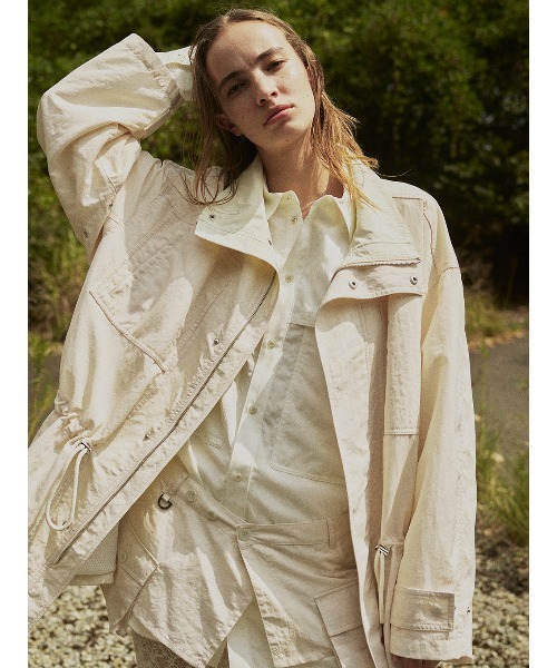 ELCHELE(エルチェレ)の「PIGMENT DYE UTILITY APRON(ベルト・レディース・ブラック/カーキ/オフホワイト・FREE)」の8枚目の写真