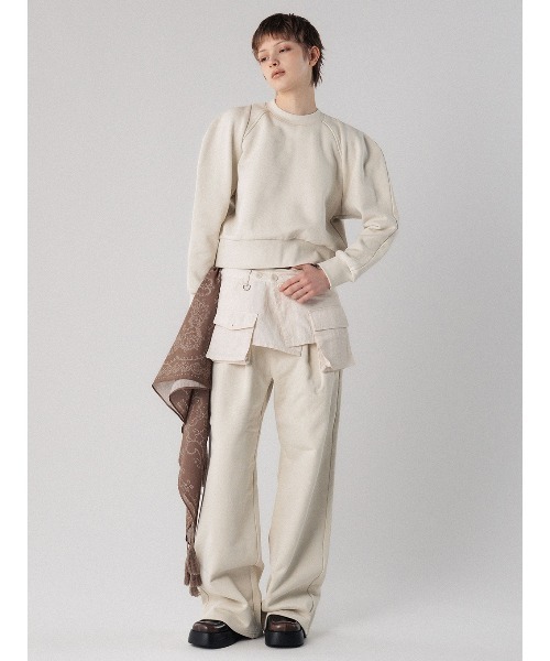ELCHELE(エルチェレ)の「PIGMENT DYE UTILITY APRON(ベルト・レディース・ブラック/カーキ/オフホワイト・FREE)」の7枚目の写真