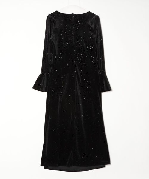 FREE STYLISTS（フリー スタイリスト）の「YUGA_YGMC　　Sequined velvet mermaid dress（ドレス・レディース・ブラック・M/L/XL/XXL）」の2枚目の写真