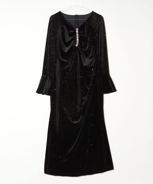 FREE STYLISTS（フリー スタイリスト）の「YUGA_YGMC　　Sequined velvet mermaid dress（ドレス・レディース・ブラック・M/L/XL/XXL）」の17枚目の写真