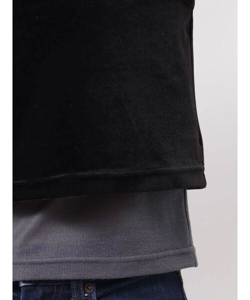 MURUA(ムルーア)の「マルチWAYセパレートトップス(Tシャツ/カットソー・レディース・ブラック/グレー・FREE)」の6枚目の写真