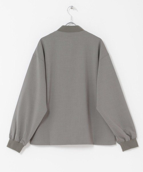 ITEMS URBANRESEARCH（アイテムズ アーバンリサーチ）の「『イージーケア/吸水速乾/接触冷感』高機能ドライタッチスナップブルゾン（ブルゾン・メンズ・ベージュ/スミクロ/グレー/カーキ・MEDIUM/LARGE）」の10枚目の写真