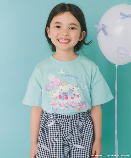 シナモロール×ANY KIDS】プリント 半袖Tシャツ（Tシャツ/カットソー