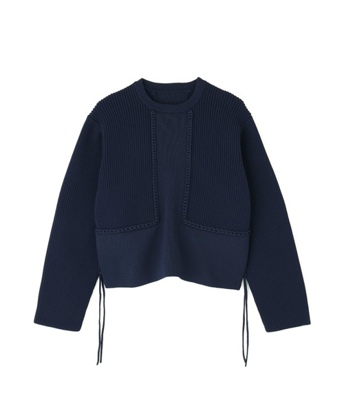 新品未使用　ADORE ニット セーター ブルー 長袖　薄て　春夏コーデ　最高級 ADORE｜アドーアのニット/セーター（ブルー・ネイビー/青色系・長袖