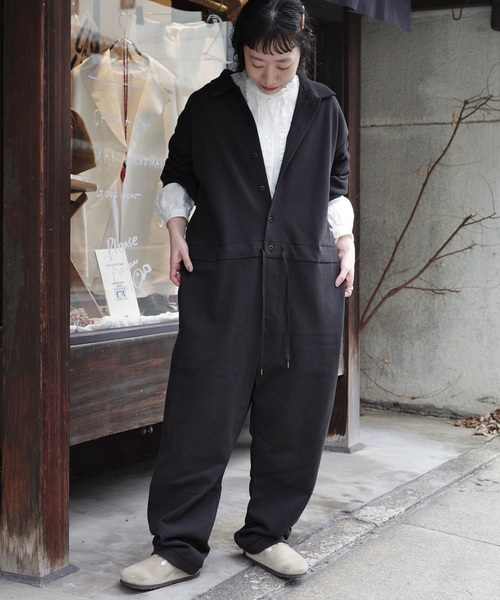 JOURNAL STANDARD LUXE（ジャーナルスタンダード　ラックス）の「カノコ オールインワン（つなぎ/オールインワン・レディース・ブラック・FREE）」の3枚目の写真