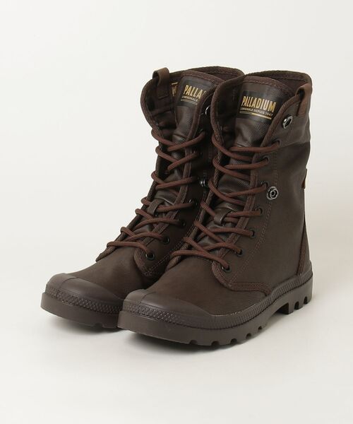 PALLADIUM（パラディウム）の「BAGGY COATED バギー コーティッド ブーツ（ブーツ・メンズ・ダークブラウン系/カーキ系・25.5cm/27cm/24.5cm/26.5cm/24cm/26cm/23.5cm）」の17枚目の写真
