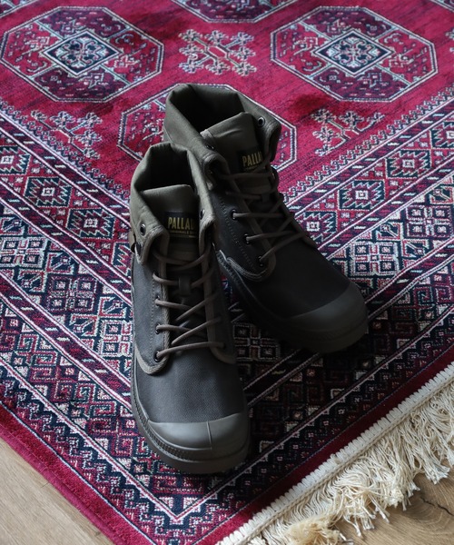 PALLADIUM(パラディウム)の「BAGGY COATED バギー コーティッド ブーツ(ブーツ・メンズ・ダークブラウン系/カーキ系・25.5cm/27cm/24.5cm/26.5cm/24cm/26cm)」の2枚目の写真