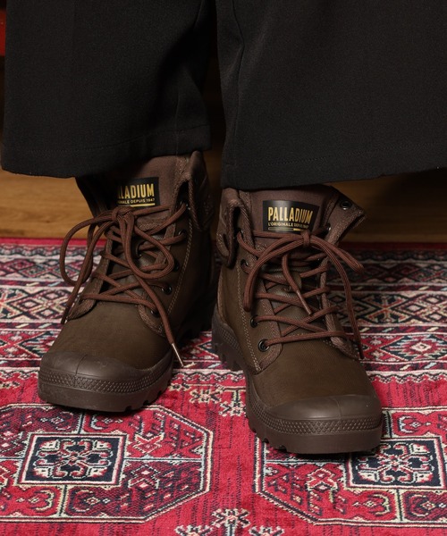 PALLADIUM(パラディウム)の「BAGGY COATED バギー コーティッド ブーツ(ブーツ・メンズ・ダークブラウン系/カーキ系・25.5cm/27cm/24.5cm/26.5cm/24cm/26cm)」の5枚目の写真