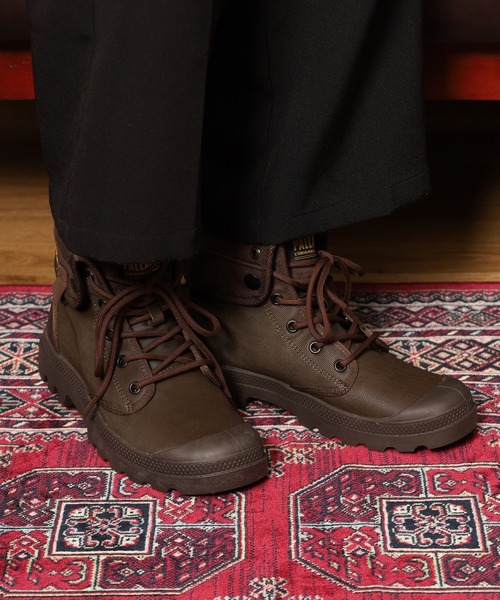 PALLADIUM(パラディウム)の「BAGGY COATED バギー コーティッド ブーツ(ブーツ・メンズ・ダークブラウン系/カーキ系・25.5cm/27cm/24.5cm/26.5cm/24cm/26cm)」の7枚目の写真