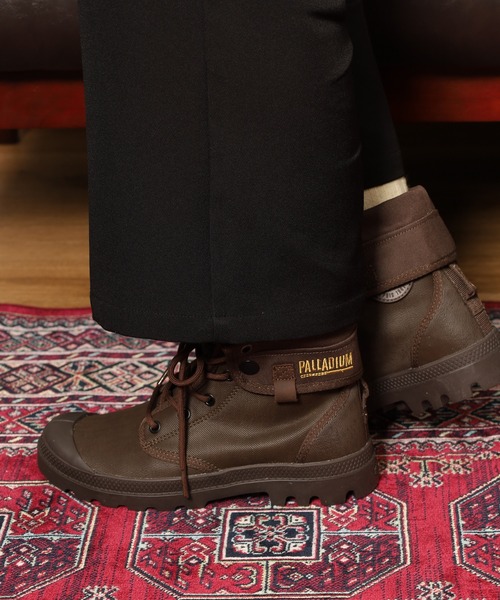 PALLADIUM(パラディウム)の「BAGGY COATED バギー コーティッド ブーツ(ブーツ・メンズ・ダークブラウン系/カーキ系・25.5cm/27cm/24.5cm/26.5cm/24cm/26cm)」の8枚目の写真
