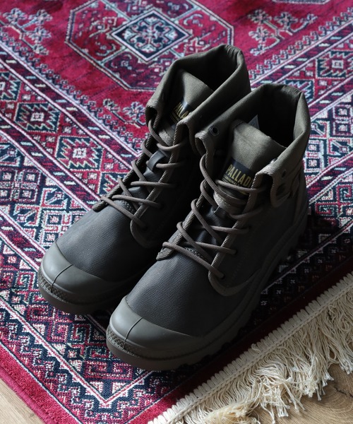 PALLADIUM(パラディウム)の「BAGGY COATED バギー コーティッド ブーツ(ブーツ・メンズ・ダークブラウン系/カーキ系・25.5cm/27cm/24.5cm/26.5cm/24cm/26cm)」の10枚目の写真