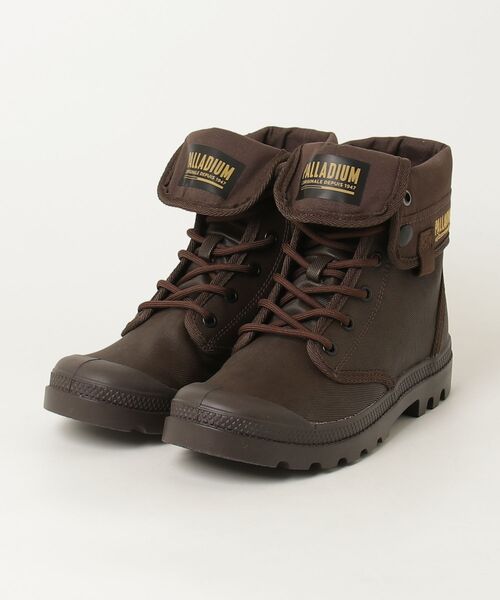 PALLADIUM(パラディウム)の「BAGGY COATED バギー コーティッド ブーツ(ブーツ・メンズ・ダークブラウン系/カーキ系・25.5cm/27cm/24.5cm/26.5cm/24cm/26cm)」の14枚目の写真