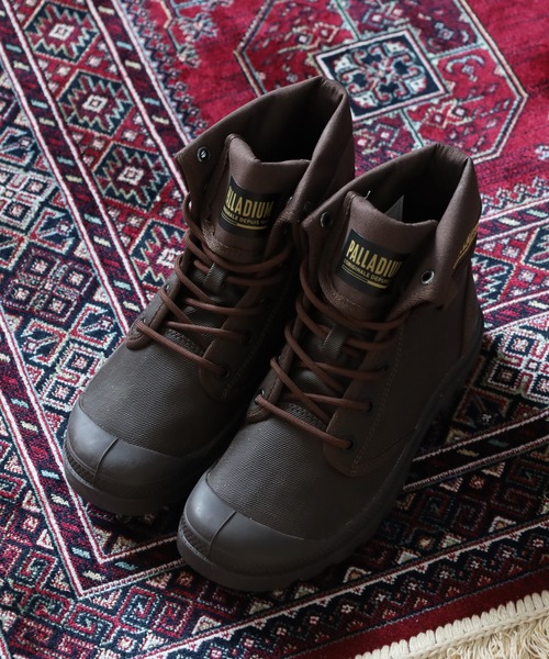 PALLADIUM(パラディウム)の「BAGGY COATED バギー コーティッド ブーツ(ブーツ・メンズ・ダークブラウン系/カーキ系・25.5cm/27cm/24.5cm/26.5cm/24cm/26cm)」の11枚目の写真