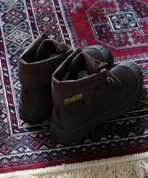 PALLADIUM(パラディウム)の「BAGGY COATED バギー コーティッド ブーツ(ブーツ・メンズ・ダークブラウン系/カーキ系・25.5cm/27cm/24.5cm/26.5cm/24cm/26cm)」の12枚目の写真