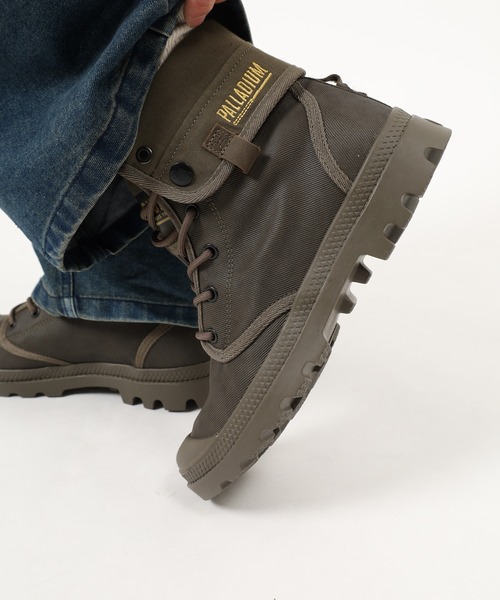 PALLADIUM（パラディウム）の「BAGGY COATED バギー コーティッド ブーツ（ブーツ・メンズ・ダークブラウン系/カーキ系・25.5cm/27cm/24.5cm/26.5cm/24cm/26cm/23.5cm）」の18枚目の写真