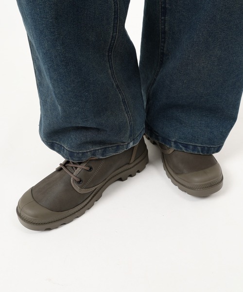 PALLADIUM（パラディウム）の「BAGGY COATED バギー コーティッド ブーツ（ブーツ・メンズ・ダークブラウン系/カーキ系・25.5cm/27cm/24.5cm/26.5cm/24cm/26cm/23.5cm）」の19枚目の写真