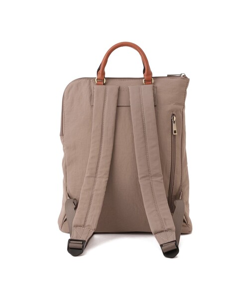 Jayro（ジャイロ）の「皺ナイロンL字リュック（バックパック/リュック・レディース・ブラウン系その他2・FREE）」の2枚目の写真