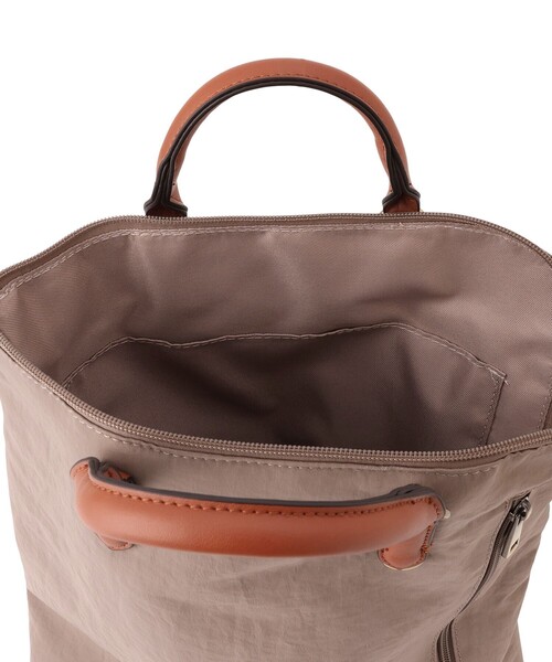 Jayro（ジャイロ）の「皺ナイロンL字リュック（バックパック/リュック・レディース・ブラウン系その他2・FREE）」の13枚目の写真