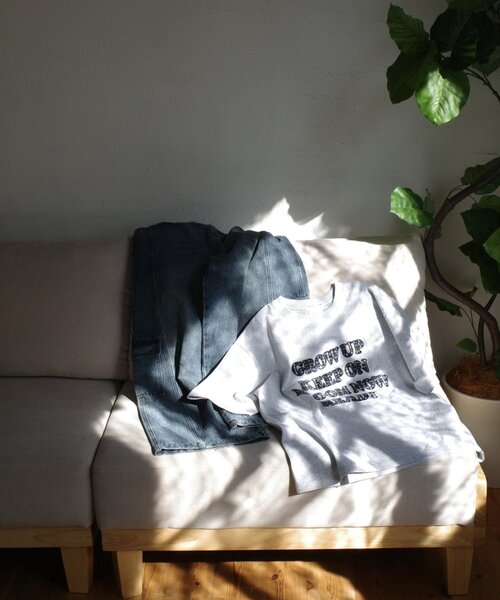 CIAOPANIC TYPY（チャオパニックティピー）の「【UNISEX】アソート柄アップリケTEE（Tシャツ/カットソー・レディース・カーキ/レッド/ホワイト/ネイビー/グレー/ブラック・MEDIUM/LARGE）」の7枚目の写真