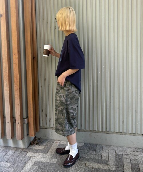 CIAOPANIC TYPY（チャオパニックティピー）の「【UNISEX】アソート柄アップリケTEE（Tシャツ/カットソー・レディース・カーキ/レッド/ホワイト/ネイビー/グレー/ブラック・MEDIUM/LARGE）」の19枚目の写真