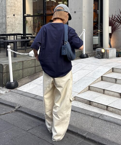 CIAOPANIC TYPY（チャオパニックティピー）の「【UNISEX】アソート柄アップリケTEE（Tシャツ/カットソー・レディース・カーキ/レッド/ホワイト/ネイビー/グレー/ブラック・MEDIUM/LARGE）」の22枚目の写真