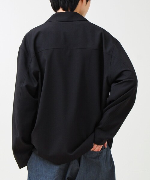 GLOSTER（グロスター）の「【春夏に着たい上品素材】リネンタッチドビーワークシャツ（シャツ/ブラウス・メンズ・グレー/ブラック・S/M/L）」の22枚目の写真