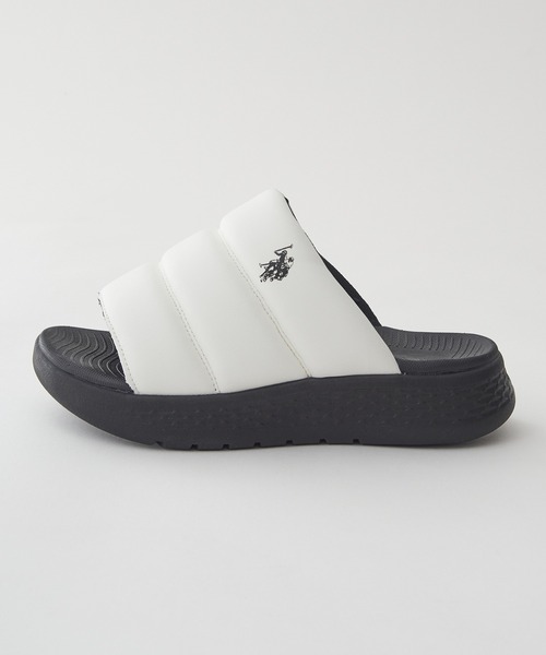 U.S. POLO ASSN.(ユーエスポロアッスン)の「【U.S. POLO ASSN.】ボリュームソール ワンポイント スライドサンダル(サンダル・レディース・ホワイト/ブラック/グレー・22.5cm/23cm/23.5cm/24cm/24.5cm)」の18枚目の写真