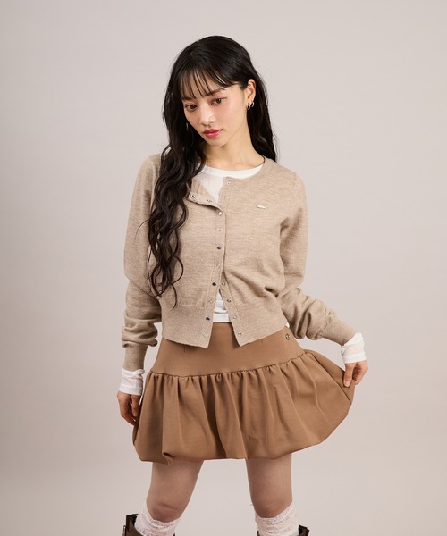 apres jour mignon(アプレジュールミニョン)の「プレート付きカーディガン(カーディガン/ボレロ・レディース・ホワイト/ブルー/ブラウン系その他・フリー/LARGE)」の19枚目の写真