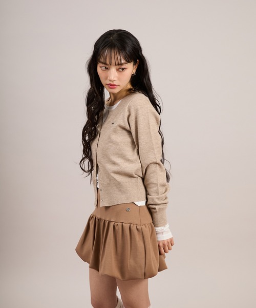 apres jour mignon(アプレジュールミニョン)の「プレート付きカーディガン(カーディガン/ボレロ・レディース・ホワイト/ブルー/ブラウン系その他・フリー/LARGE)」の20枚目の写真