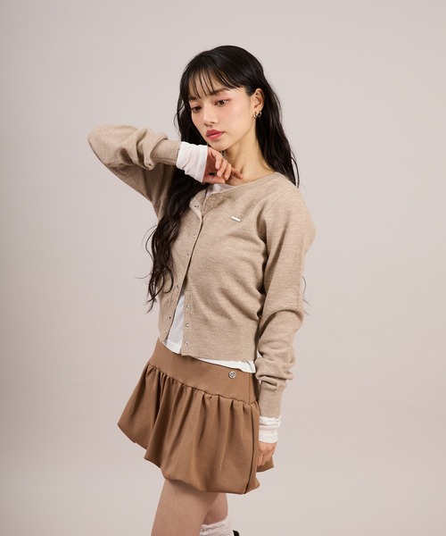 apres jour mignon(アプレジュールミニョン)の「プレート付きカーディガン(カーディガン/ボレロ・レディース・ホワイト/ブルー/ブラウン系その他・フリー/LARGE)」の21枚目の写真
