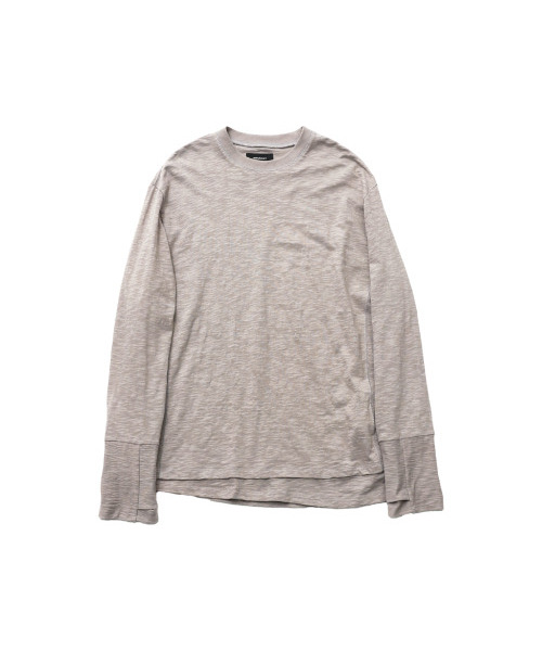 999HUMANITY(999ヒューマニティ)の「レイヤードロングスリーブTシャツ(トープ)(Tシャツ/カットソー・レディース・その他・0(XS)/1(S)/2(M)/3(L))」の1枚目の写真