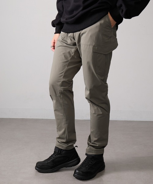 FORECAST(フォーキャスト)の「【FORECAST】ストレッチ テック カーゴジョガーパンツ 軽量/イージー仕様 6894(カーゴパンツ・メンズ・ブラック/グリーン・LL/L)」の2枚目の写真